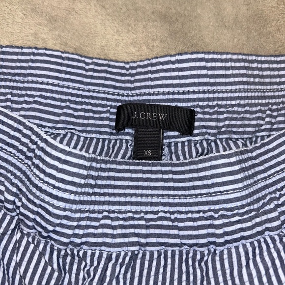 J.Crew Pull-On Seersucker Shorts in Blue on Blue - Picture 6 of 6